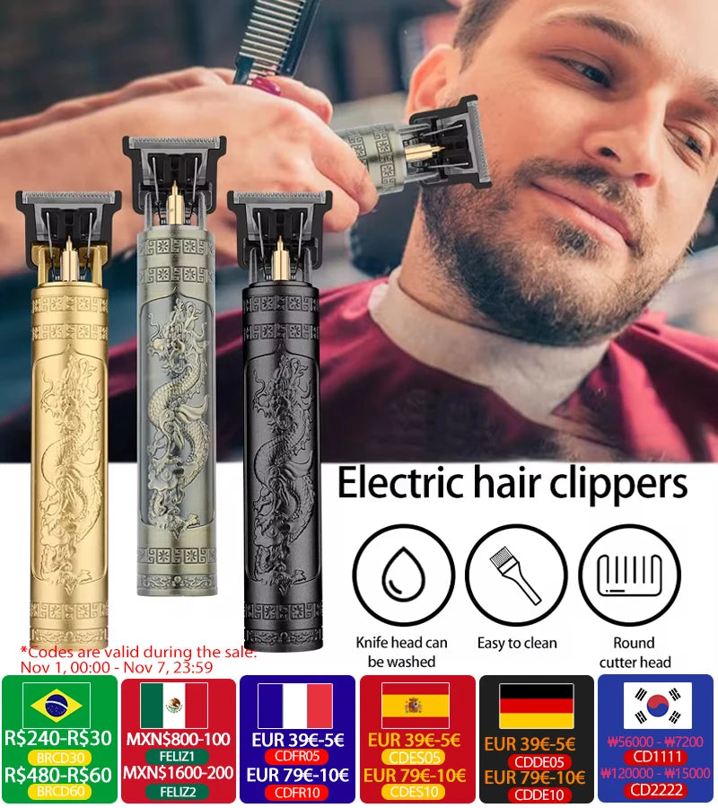 Máquina de Cortar Cabelo Sem Fio